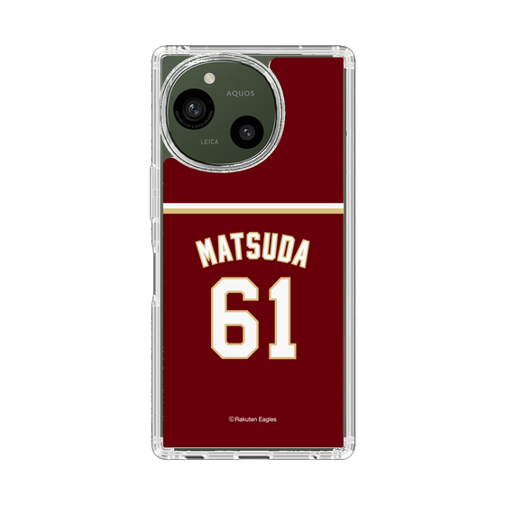 スリムプロテクションケース［ 楽天イーグルス - #61 Matsuda - ビジター ］