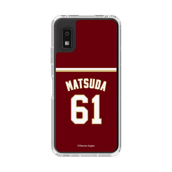 スリムプロテクションケース［ 楽天イーグルス - #61 Matsuda - ビジター ］
