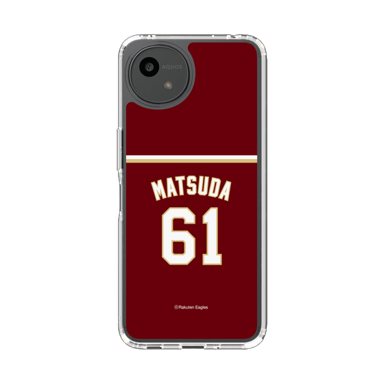 スリムプロテクションケース［ 楽天イーグルス - #61 Matsuda - ビジター ］