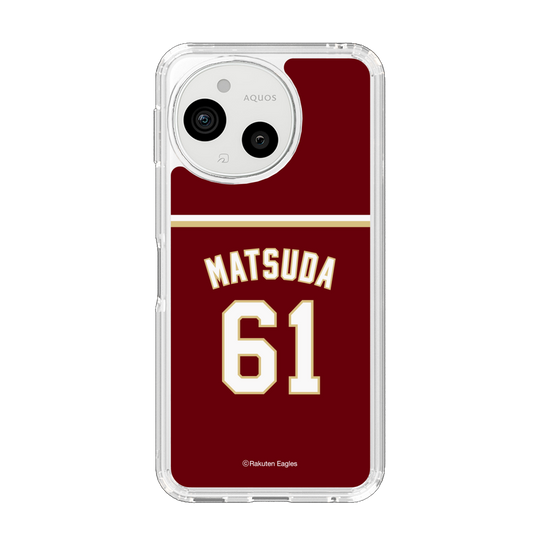 スリムプロテクションケース［ 楽天イーグルス - #61 Matsuda - ビジター ］