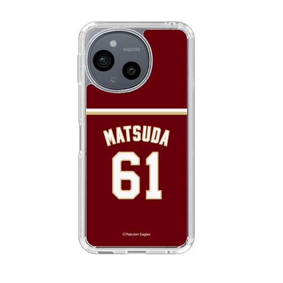 スリムプロテクションケース［ 楽天イーグルス - #61 Matsuda - ビジター ］