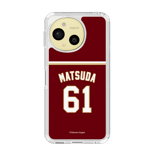 スリムプロテクションケース［ 楽天イーグルス - #61 Matsuda - ビジター ］