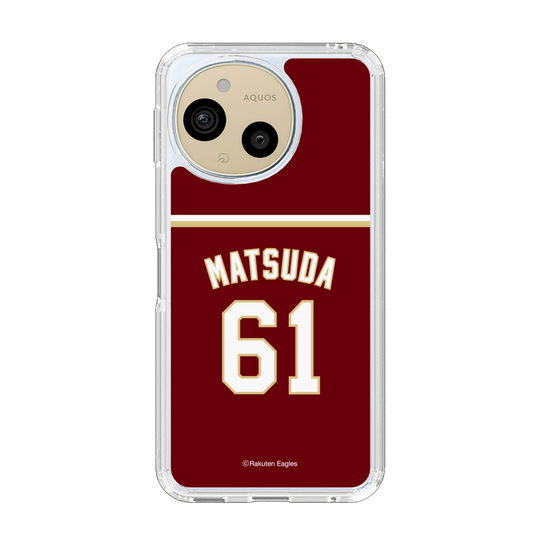 スリムプロテクションケース［ 楽天イーグルス - #61 Matsuda - ビジター ］