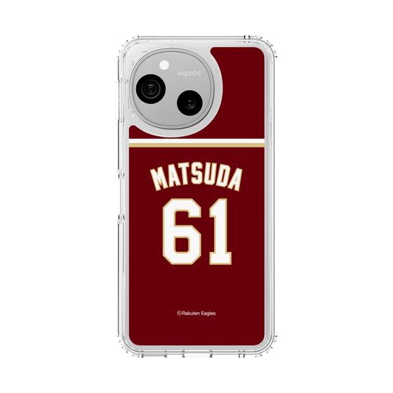 スリムプロテクションケース［ 楽天イーグルス - #61 Matsuda - ビジター ］