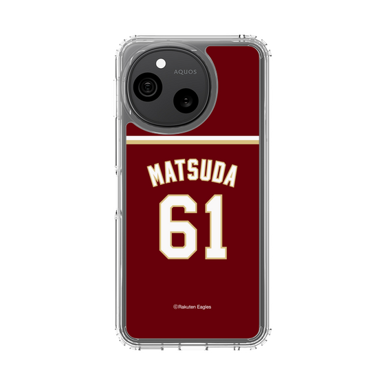 スリムプロテクションケース［ 楽天イーグルス - #61 Matsuda - ビジター ］