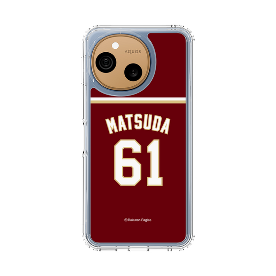 スリムプロテクションケース［ 楽天イーグルス - #61 Matsuda - ビジター ］