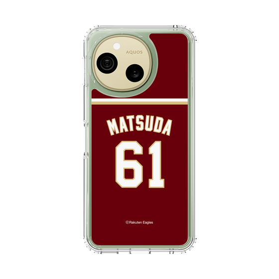 スリムプロテクションケース［ 楽天イーグルス - #61 Matsuda - ビジター ］