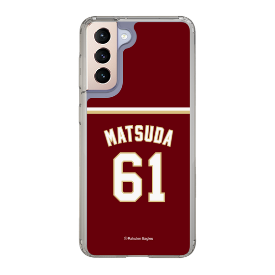 スリムプロテクションケース［ 楽天イーグルス - #61 Matsuda -ビジター ］