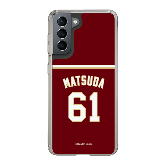 スリムプロテクションケース［ 楽天イーグルス - #61 Matsuda -ビジター ］