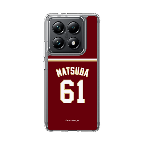 スリムプロテクションケース［ 楽天イーグルス - #61 Matsuda - ビジター ］