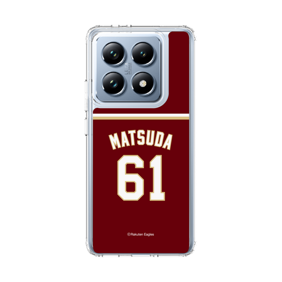 スリムプロテクションケース［ 楽天イーグルス - #61 Matsuda - ビジター ］