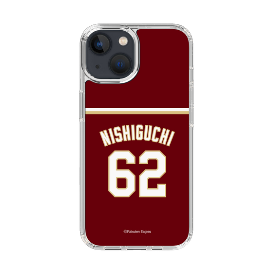 スリムプロテクションケース［ 楽天イーグルス - #62 Nishiguchi -ビジター ］