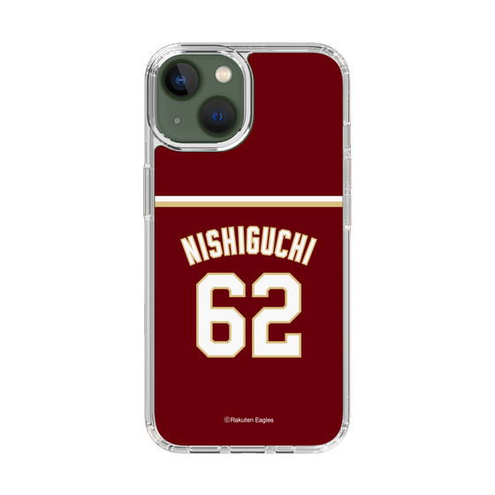 スリムプロテクションケース［ 楽天イーグルス - #62 Nishiguchi -ビジター ］