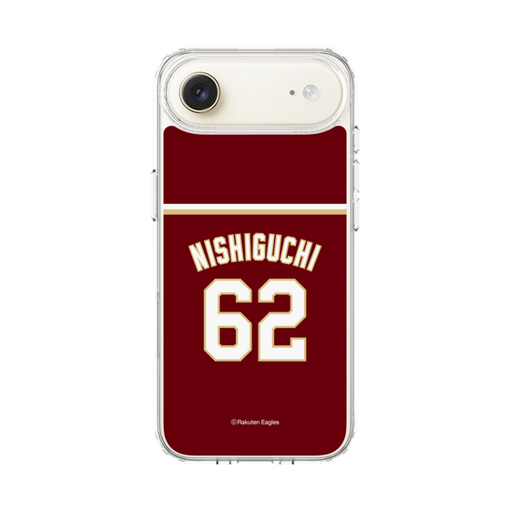 スリムプロテクションケース［ 楽天イーグルス - #62 Nishiguchi - ビジター ］