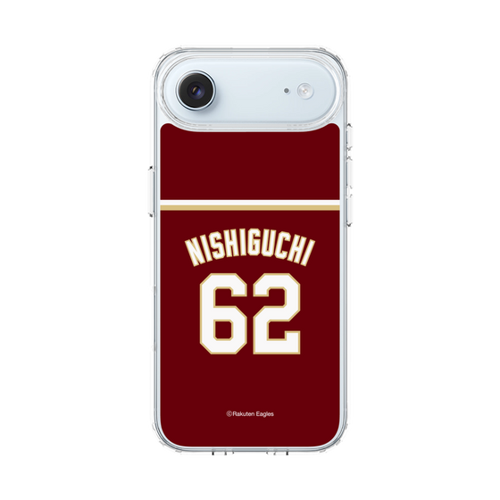 スリムプロテクションケース［ 楽天イーグルス - #62 Nishiguchi - ビジター ］