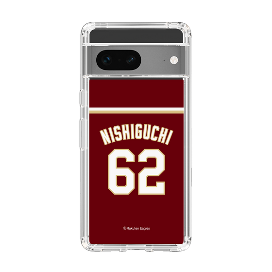 スリムプロテクションケース［ 楽天イーグルス - #62 Nishiguchi -ビジター ］