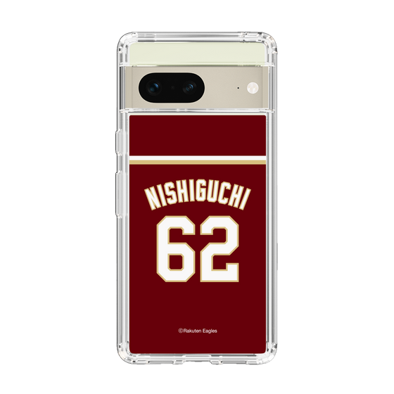 スリムプロテクションケース［ 楽天イーグルス - #62 Nishiguchi -ビジター ］