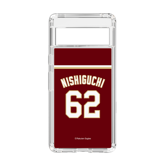 スリムプロテクションケース［ 楽天イーグルス - #62 Nishiguchi -ビジター ］
