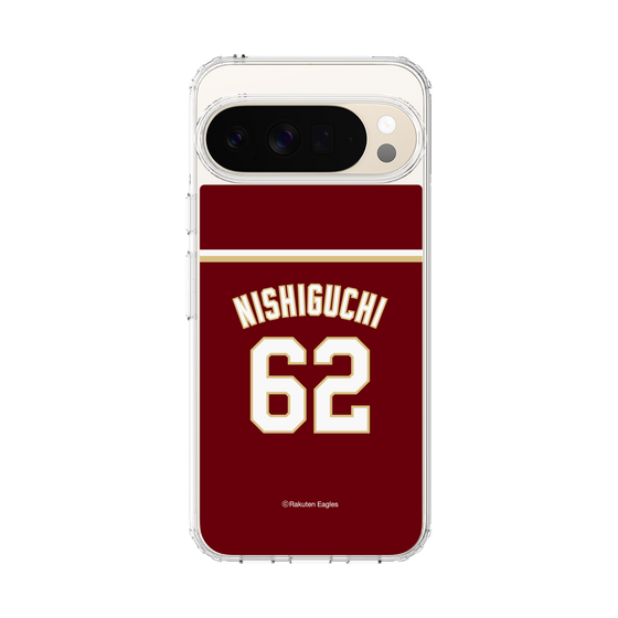 スリムプロテクションケース［ 楽天イーグルス - #62 Nishiguchi - ビジター ］