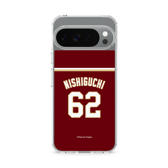 スリムプロテクションケース［ 楽天イーグルス - #62 Nishiguchi - ビジター ］