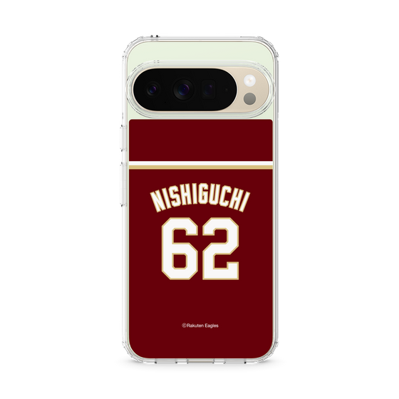 スリムプロテクションケース［ 楽天イーグルス - #62 Nishiguchi - ビジター ］