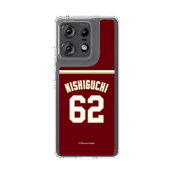 スリムプロテクションケース［ 楽天イーグルス - #62 Nishiguchi - ビジター ］