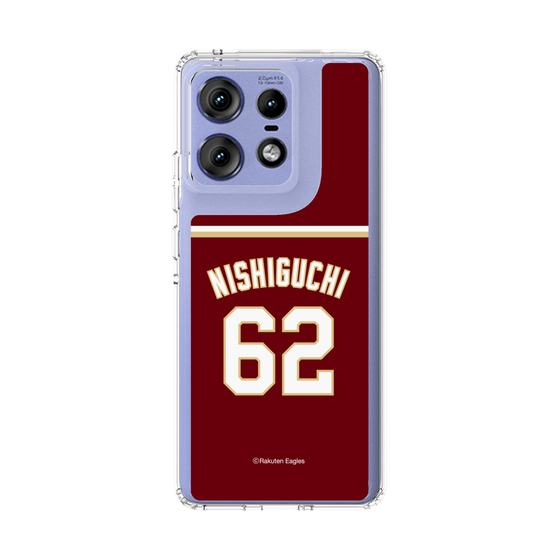 スリムプロテクションケース［ 楽天イーグルス - #62 Nishiguchi - ビジター ］