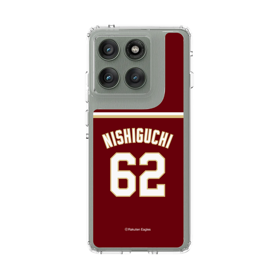 スリムプロテクションケース［ 楽天イーグルス - #62 Nishiguchi - ビジター ］