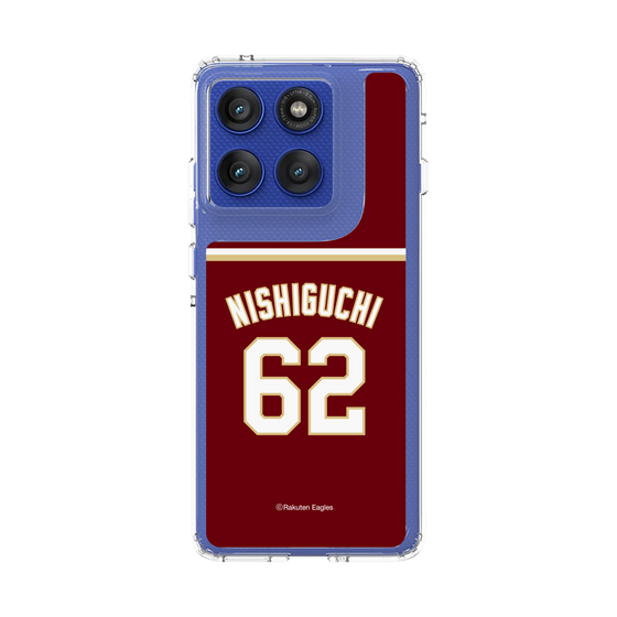 スリムプロテクションケース［ 楽天イーグルス - #62 Nishiguchi - ビジター ］