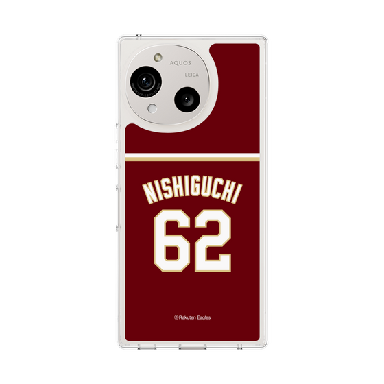 スリムプロテクションケース［ 楽天イーグルス - #62 Nishiguchi - ビジター ］