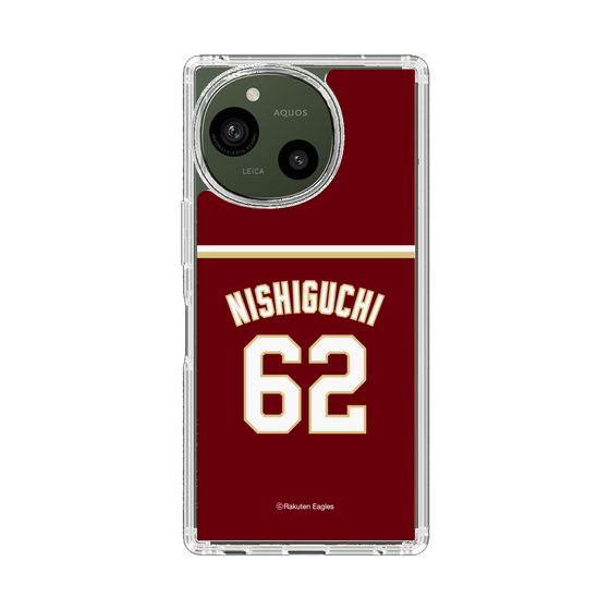 スリムプロテクションケース［ 楽天イーグルス - #62 Nishiguchi - ビジター ］