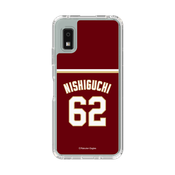 スリムプロテクションケース［ 楽天イーグルス - #62 Nishiguchi - ビジター ］