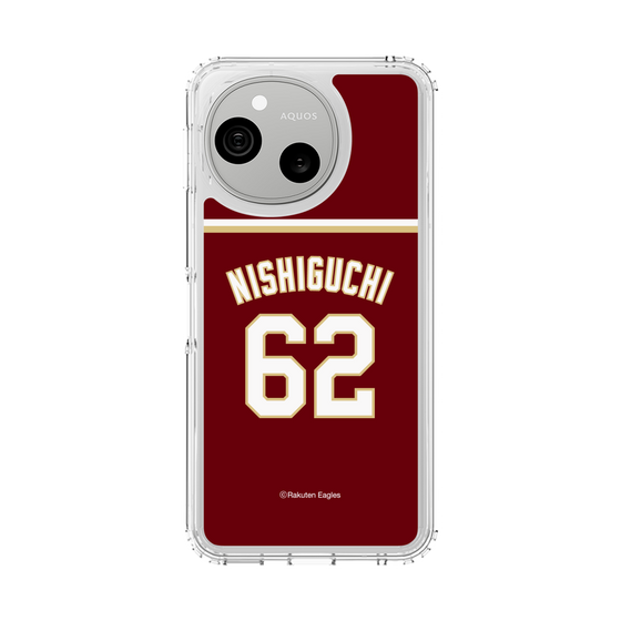 スリムプロテクションケース［ 楽天イーグルス - #62 Nishiguchi - ビジター ］