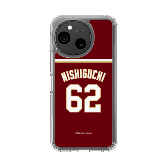 スリムプロテクションケース［ 楽天イーグルス - #62 Nishiguchi - ビジター ］