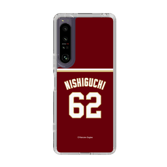 スリムプロテクションケース［ 楽天イーグルス - #62 Nishiguchi -ビジター ］