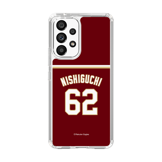 スリムプロテクションケース［ 楽天イーグルス - #62 Nishiguchi -ビジター ］