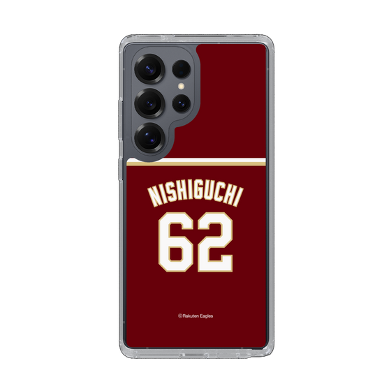 スリムプロテクションケース［ 楽天イーグルス - #62 Nishiguchi -ビジター ］
