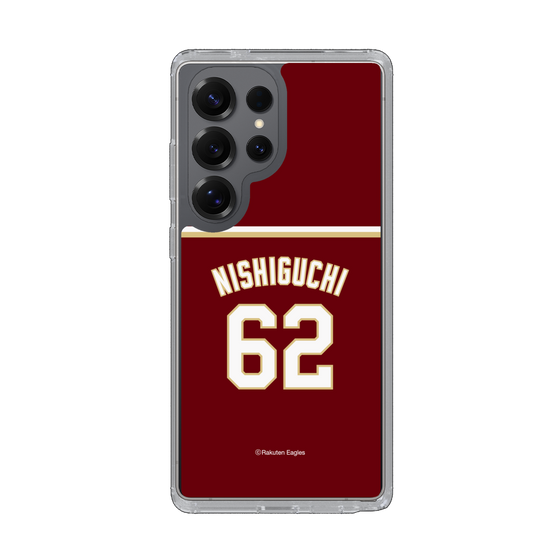 スリムプロテクションケース［ 楽天イーグルス - #62 Nishiguchi -ビジター ］