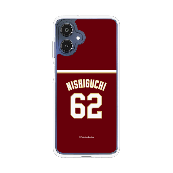 スリムプロテクションケース［ 楽天イーグルス - #62 Nishiguchi - ビジター ］