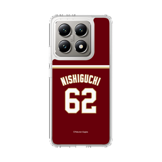 スリムプロテクションケース［ 楽天イーグルス - #62 Nishiguchi - ビジター ］