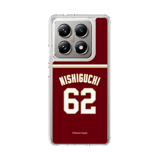 スリムプロテクションケース［ 楽天イーグルス - #62 Nishiguchi - ビジター ］