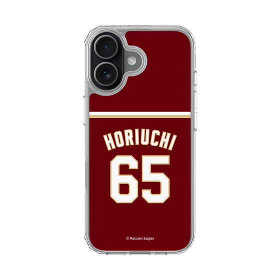 スリムプロテクションケース［ 楽天イーグルス - #65 Horiuchi - ビジター ］