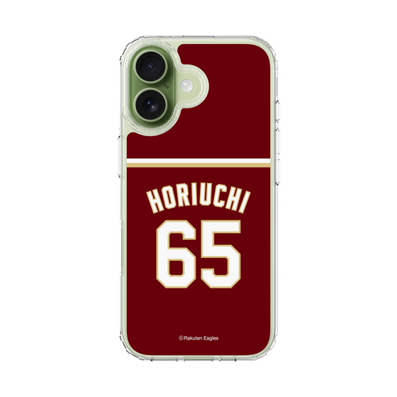 スリムプロテクションケース［ 楽天イーグルス - #65 Horiuchi - ビジター ］