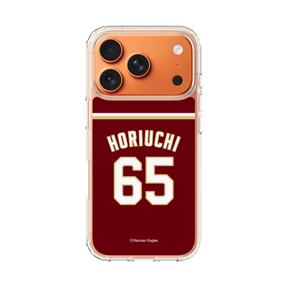 スリムプロテクションケース［ 楽天イーグルス - #65 Horiuchi - ビジター ］