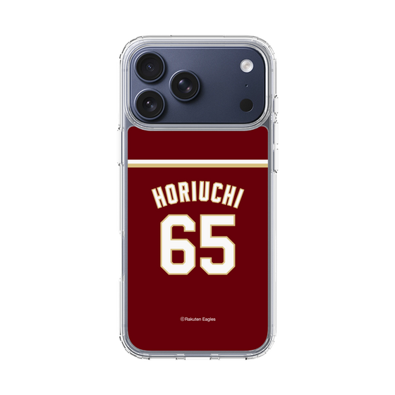 スリムプロテクションケース［ 楽天イーグルス - #65 Horiuchi - ビジター ］