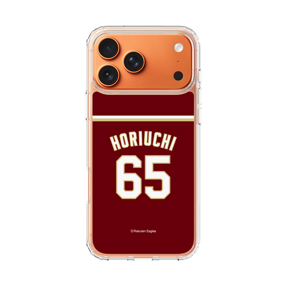 スリムプロテクションケース［ 楽天イーグルス - #65 Horiuchi - ビジター ］