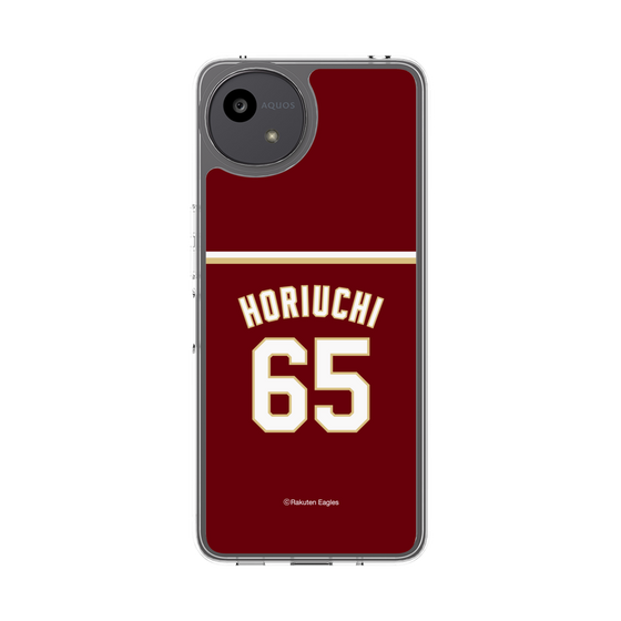 スリムプロテクションケース［ 楽天イーグルス - #65 Horiuchi - ビジター ］
