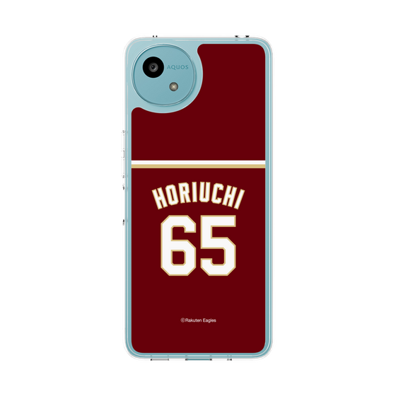 スリムプロテクションケース［ 楽天イーグルス - #65 Horiuchi - ビジター ］