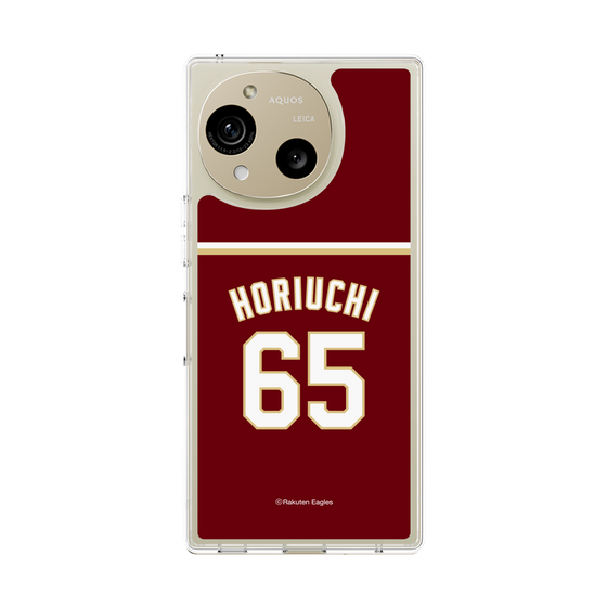 スリムプロテクションケース［ 楽天イーグルス - #65 Horiuchi - ビジター ］