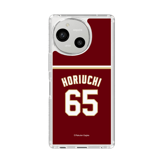 スリムプロテクションケース［ 楽天イーグルス - #65 Horiuchi - ビジター ］